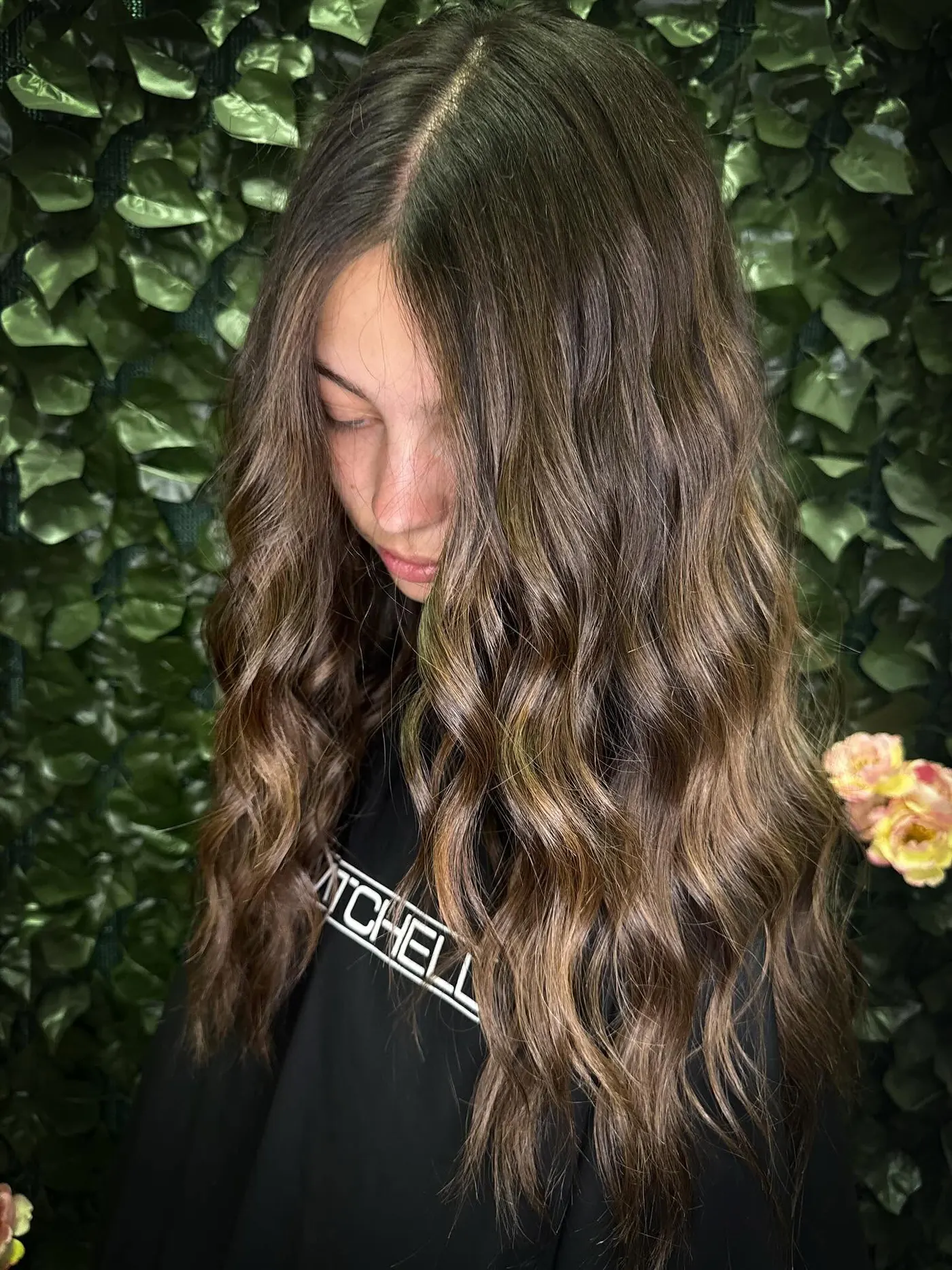 Brunette base with warm balayage lightness through the ends — Cosmetology by Cami, Hammond, Louisiana